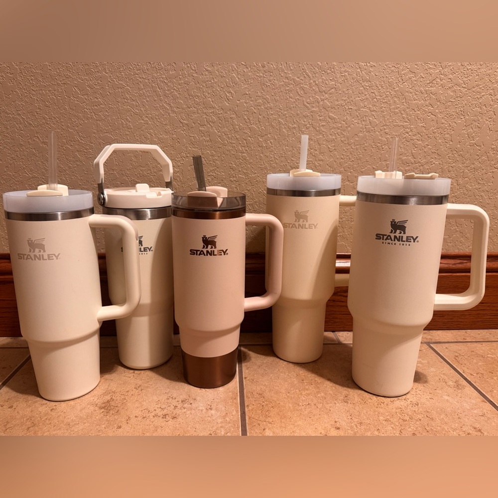 Stanley Cream & Blush Travel Tumblers Collection